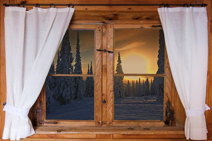 冬の窓