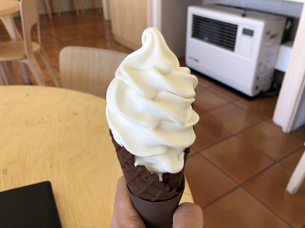 フラノデリスのソフトクリーム